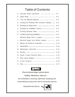 Preview for 2 page of Windster RA-280 Operation Manual