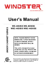 Предварительный просмотр 1 страницы Windster WS-4830SS User Manual