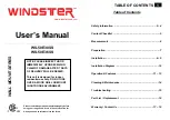 Предварительный просмотр 1 страницы Windster WS-50E Series User Manual