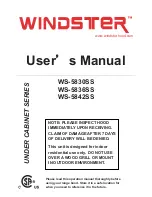 Preview for 1 page of Windster WS-5830SS User Manual