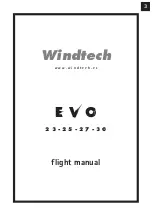 Preview for 3 page of WINDTECH EVO 23 Flight Manual