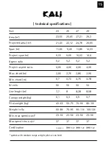 Preview for 15 page of WINDTECH KALi 23 Manual