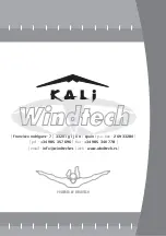 Preview for 24 page of WINDTECH KALi 23 Manual