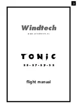 Preview for 3 page of WINDTECH Tonic 25 Manual