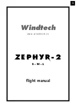 Preview for 3 page of WINDTECH ZEPHYR-2 L Flight Manual