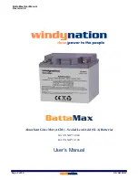 WINDY NATION BattaMax BAT-NSAP12-040 User Manual предпросмотр