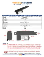 Предварительный просмотр 1 страницы WINDY NATION LIN-ACT1-02 Manual