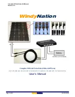 Preview for 1 page of WINDY NATION WN-100W-KIT User Manual