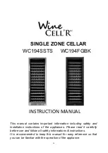 Preview for 16 page of Wine Cell'R WC194FGBK Instruction Manual