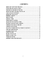 Preview for 2 page of Wine Cell'R WC54SSTS Instruction Manual