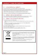 Preview for 16 page of Wine Corner WINEMASTER WINE ARM 15 Installation & User Manual