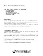 Preview for 6 page of Wine Enthusiast 236 02 80 02 User Manual