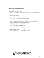 Preview for 16 page of Wine Enthusiast 236 02 80 02 User Manual