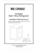 Wine Enthusiast 36-Bottle Silent Wine Refrigerator Instruction Manual preview