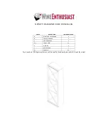 Wine Enthusiast Nfinity Dimond Cube Assembly Manual preview