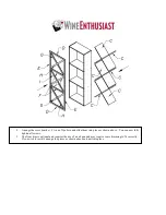 Preview for 3 page of Wine Enthusiast Nfinity Dimond Cube Assembly Manual