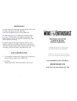 Wine Enthusiast Portfolio Collection Instruction Manual preview