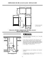 Preview for 8 page of Wine Enthusiast WES-45-S-GO Installation, Operating And Maintenance Instructions