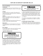 Preview for 14 page of Wine Enthusiast WES-45-S-GO Installation, Operating And Maintenance Instructions