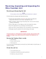 Preview for 7 page of Wine Guardian 24S025 User Manual