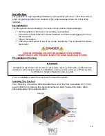 Preview for 20 page of Wine Guardian 99H0204-20 Installation, Operation And Maintenance Manual