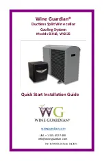 Wine Guardian SS018 Quick Start Installation Manual preview