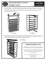 Preview for 4 page of Wine racks America Base Horizontal Display Assembly Manual