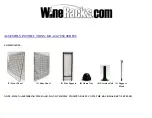 Preview for 1 page of Wine racks America KD-144 Series Assembly Instructions