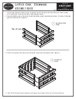 Предварительный просмотр 2 страницы Wine racks America Lattice Cube Stemware Assembly Manual