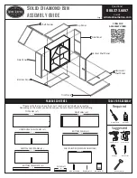 Wine racks America Solid Diamond Bin Assembly Manual preview