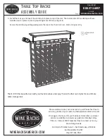 Предварительный просмотр 4 страницы Wine racks America Table Top Racks Assembly Manual