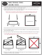 Предварительный просмотр 2 страницы Wine racks America Wine Storage Cube Assembly Manual