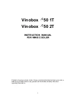 Wineandbarrels Vinobox,C50 1T Instruction Manual preview