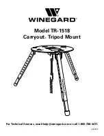 Preview for 1 page of Winegard Carryout TR-1518 Quick Start Manual