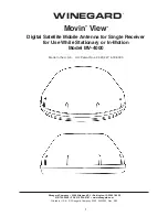 Предварительный просмотр 1 страницы Winegard Movin' View MV-4000 Manual