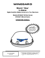 Preview for 1 page of Winegard Movin' View MV3500T Operation Manual