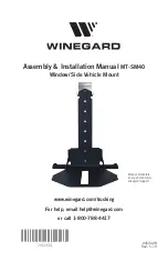 Winegard MT-SM40 Assembly & Installation Manual предпросмотр