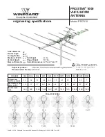 Winegard Prostar 1000 PR-7010 Engineering Specification preview