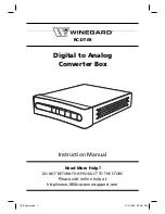 Preview for 1 page of Winegard RC-DT09 Instruction Manual