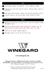 Preview for 5 page of Winegard Sensar HV CC-25HV Installation & Operation Manual