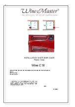 Предварительный просмотр 13 страницы WINEMASTER Wine C18 Installation Manual/User Manual