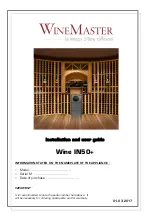 WINEMASTER WineIN50+ Installation And User Manual preview