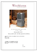 WINEMASTER WineSP100 Installation And User Manual preview