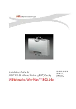 WiNetworks Win7225-2 Installation Manual предпросмотр