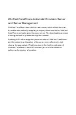 Preview for 11 page of WinFast CarePhone Quick Installation Manual