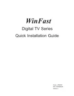 WinFast DTV1000 S Quick Installation Manual preview