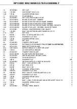 Preview for 40 page of Winget CUMFLOW RP150XD MK2 Parts & Operation Manual