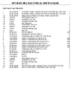 Preview for 48 page of Winget CUMFLOW RP150XD MK2 Parts & Operation Manual