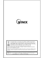 Preview for 16 page of Winix AUS-5500 Use And Care Manual