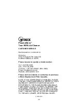 Winix PlasmaWave WAC-9000 Operator'S Manual preview